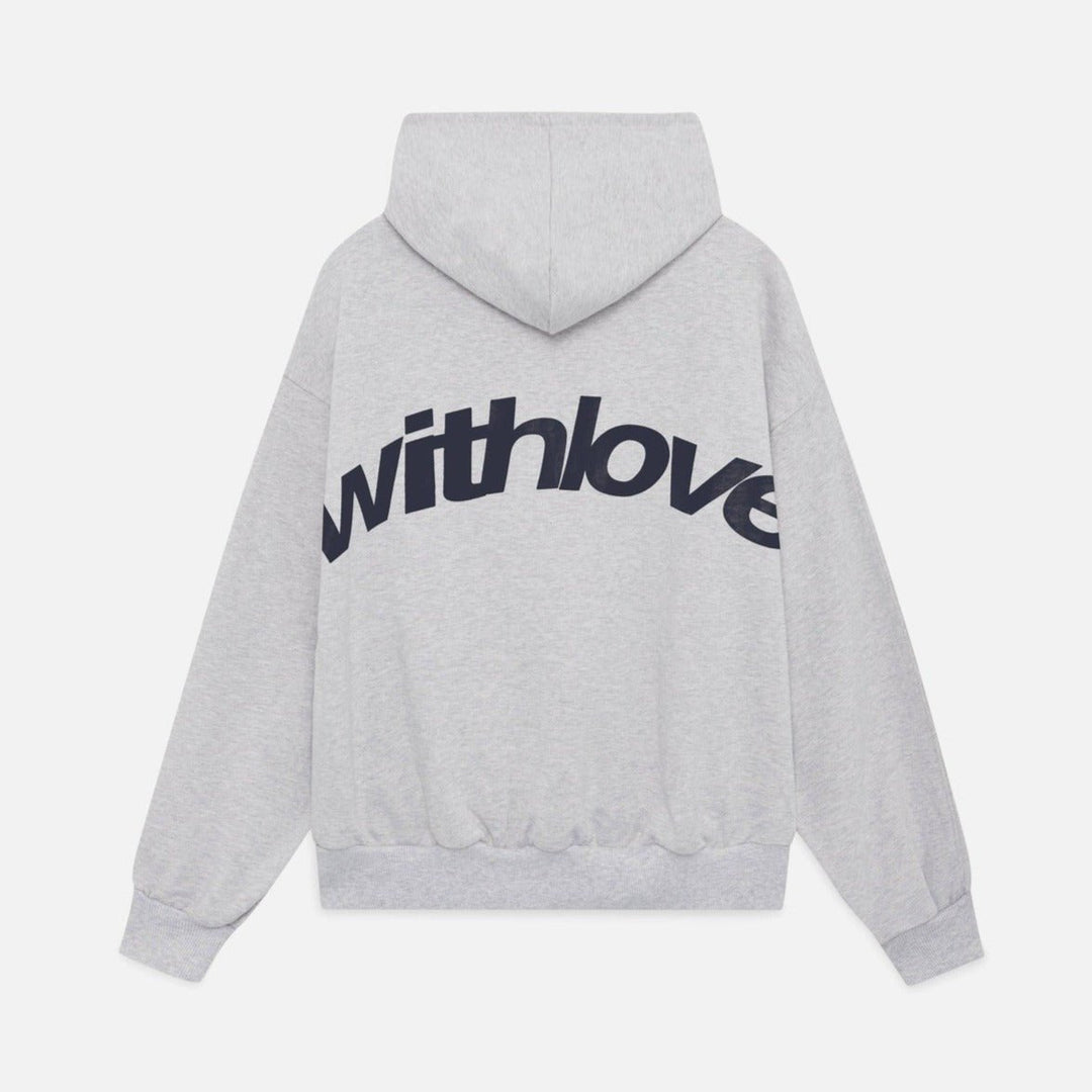 Unisex oversized hoodie featuring a bold graphic design, made from heavyweight cotton-blend fleece for comfortable and stylish streetwear. 4