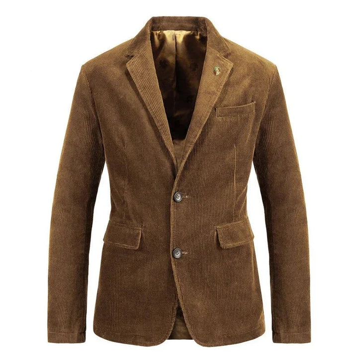 Velvet Blazer with Two-Button Closure for Versatile Styling – Classic Soft Texture 0