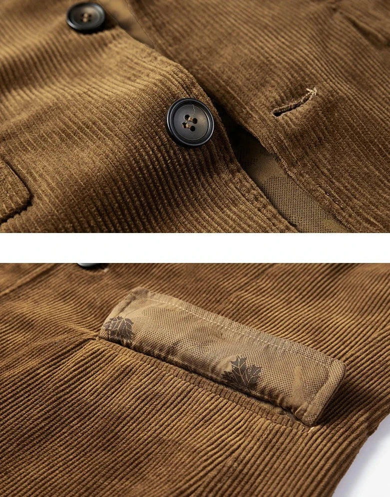 Velvet Blazer with Two-Button Closure for Versatile Styling – Classic Soft Texture 4