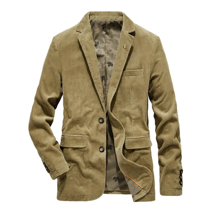 Velvet Blazer with Two-Button Closure for Versatile Styling – Classic Soft Texture 9