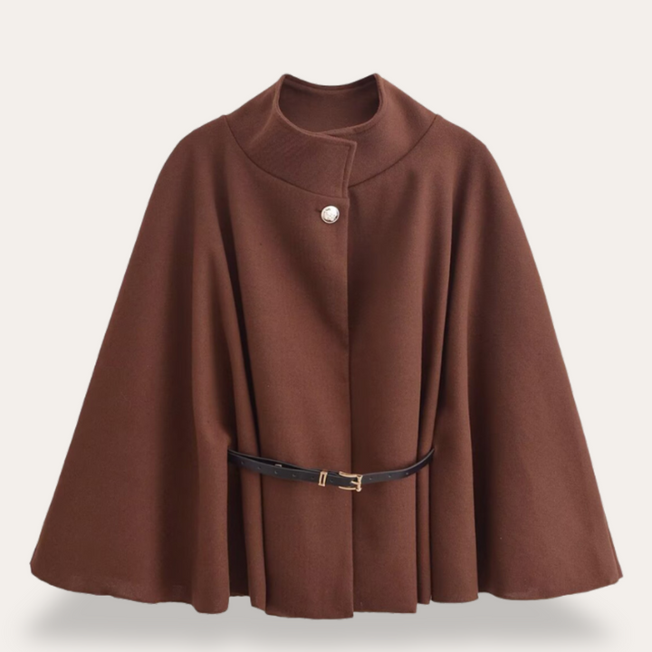 Women’s Belted Cape Coat