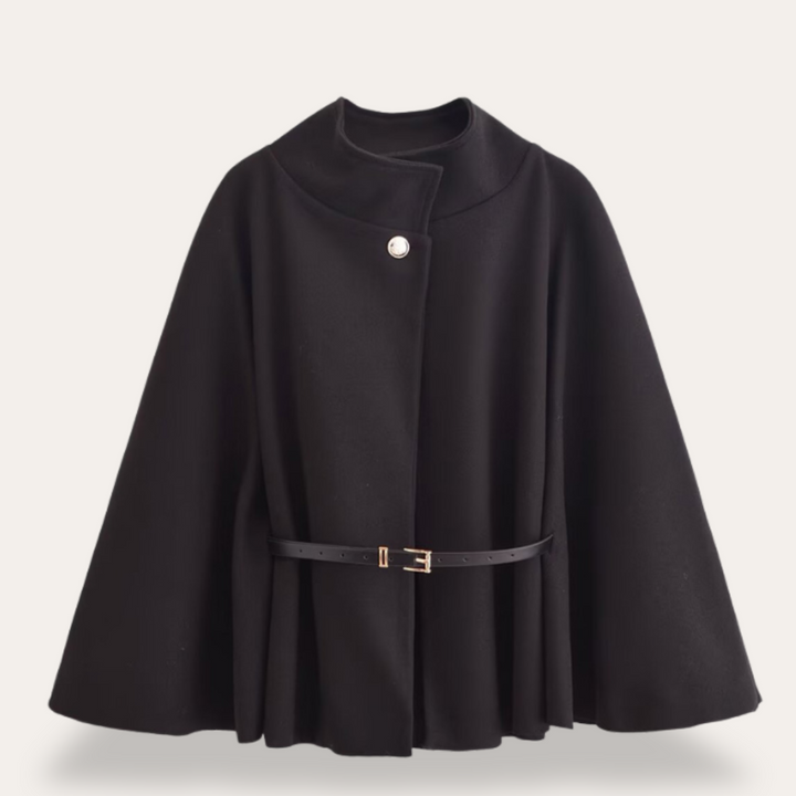 Women’s Belted Cape Coat