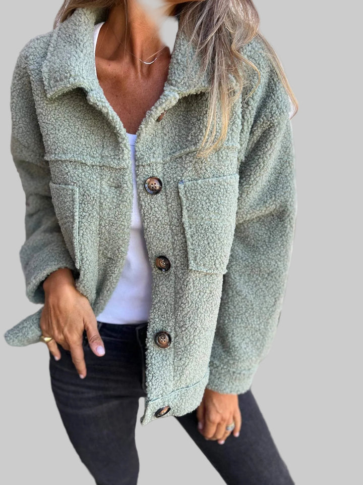 Women’s Button Jacket with Collar