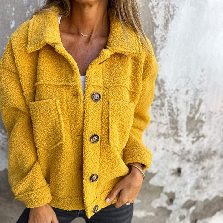 Women’s Button Jacket with Collar