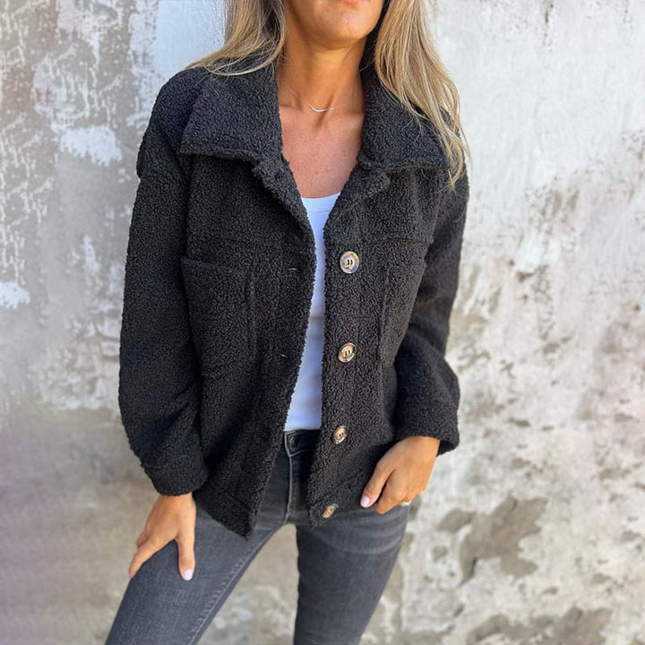 Women’s Button Jacket with Collar