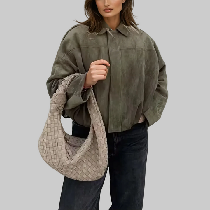 Women’s Collared Cropped Jacket