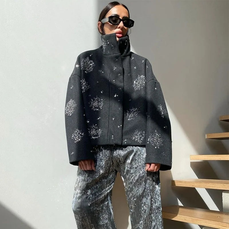 Women’s High Neck Coat
