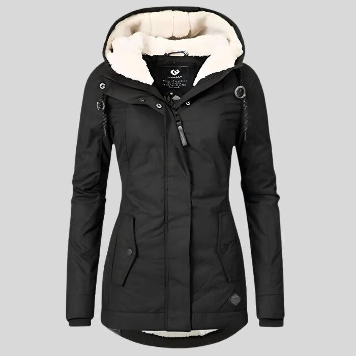 Women’s Hooded Jacket with Dual Front Closure