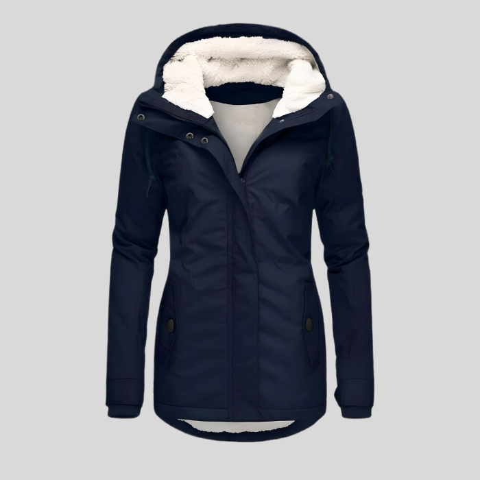 Women’s Hooded Jacket with Dual Front Closure