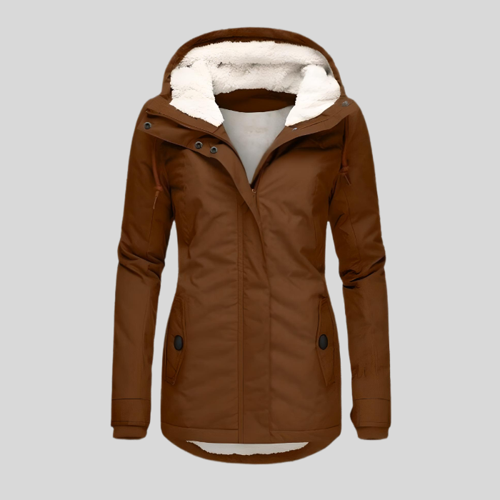 Women’s Hooded Jacket with Dual Front Closure