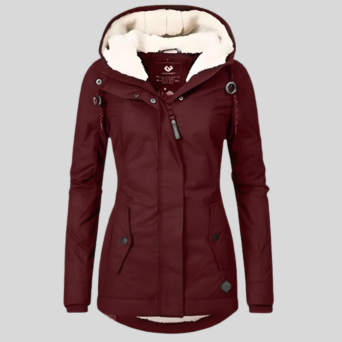 Women’s Hooded Jacket with Dual Front Closure