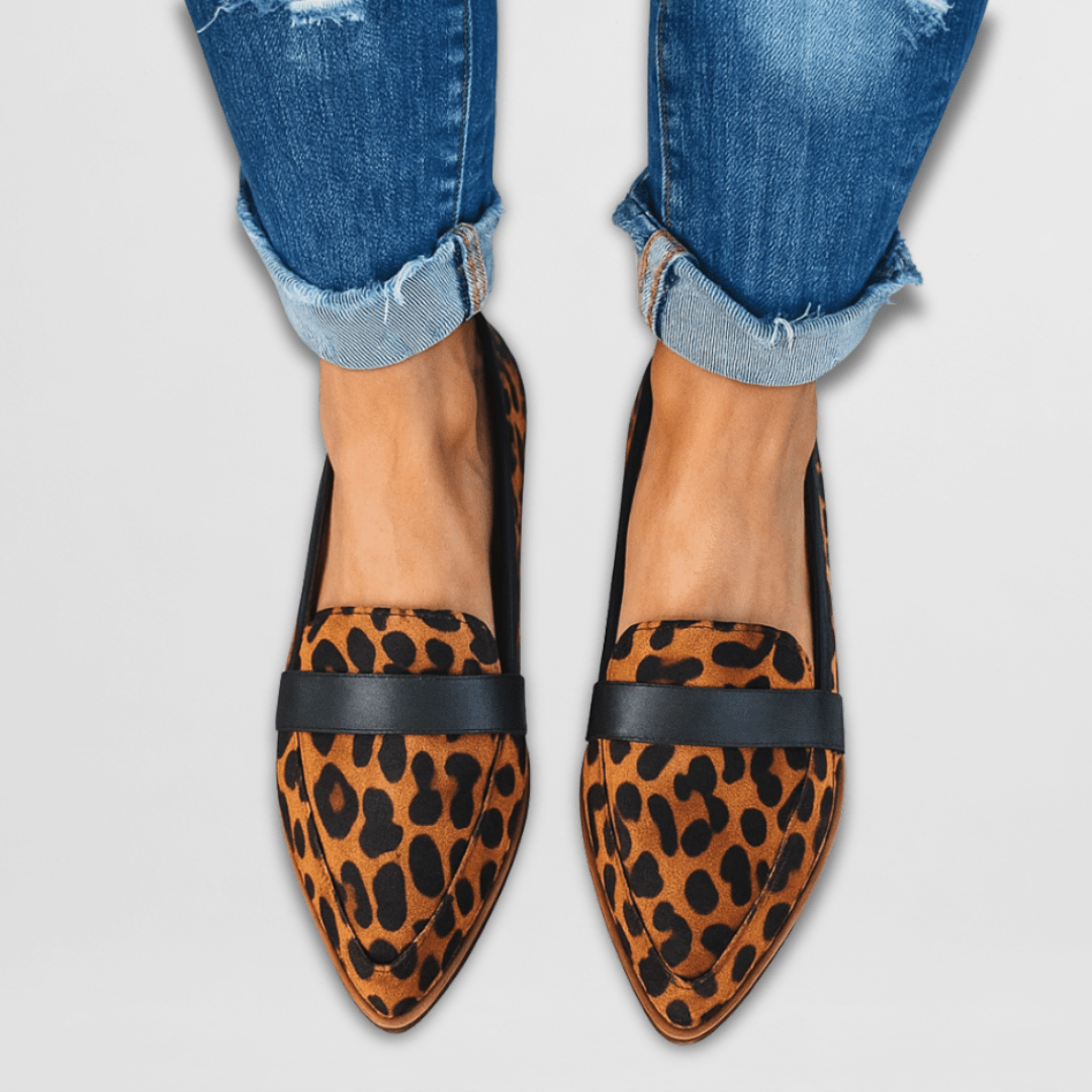 Women's loafers featuring cushioned support and a soft suede finish, available in elegant black or brown options for stylish comfort. 3