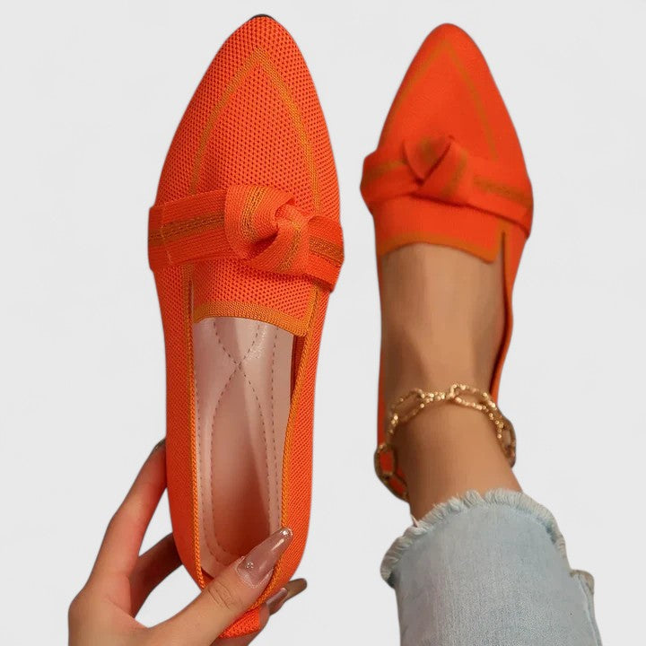 Women's Loafers with Orthopedic Support and Pointed Toe Design – Elegant Button Detail 5