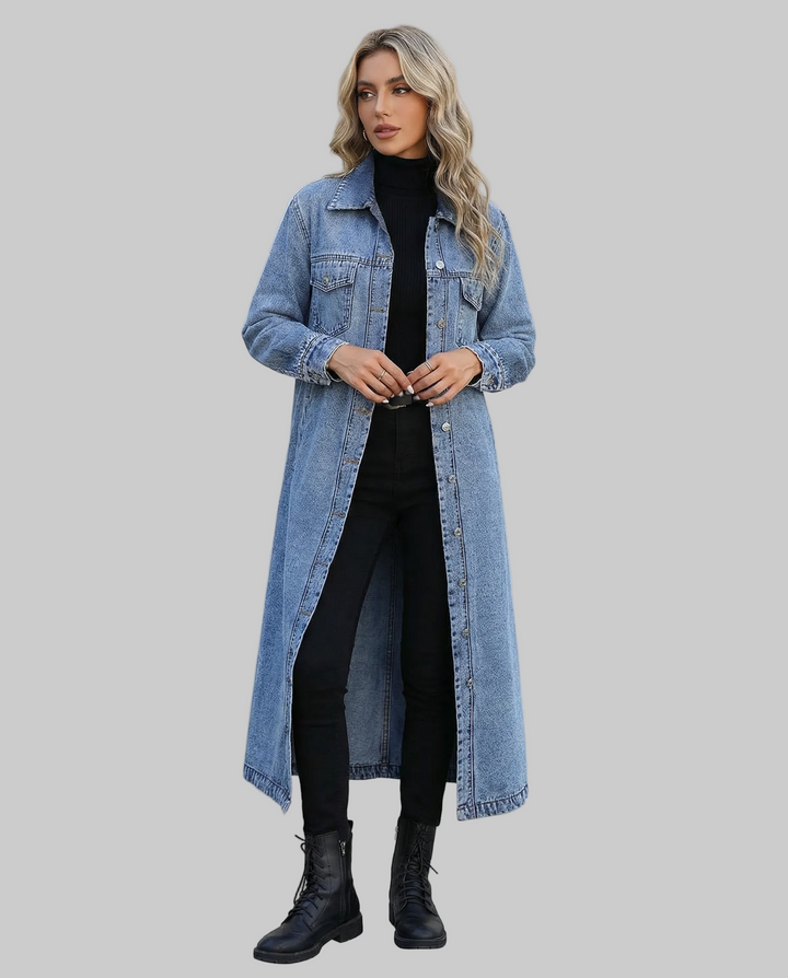 Women’s Long Denim Coat