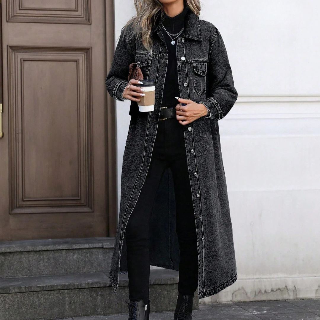 Women’s Long Denim Coat