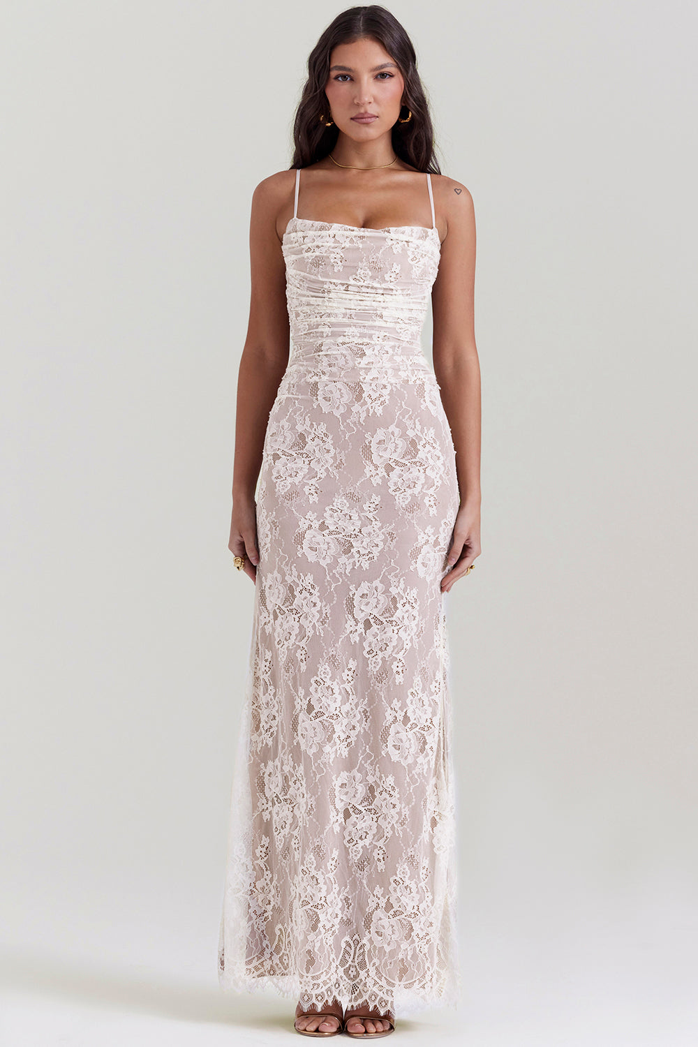 Women's Maxi Dress with Flowing Fabric and Long Sleeves – Elegant Formal Dress for Any Occasion 3