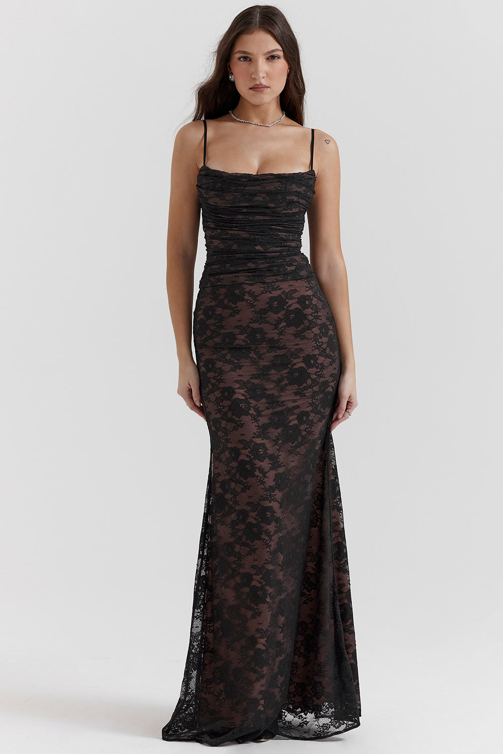 Women's Maxi Dress with Flowing Fabric and Long Sleeves – Elegant Formal Dress for Any Occasion 5