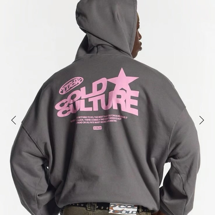 Women's Oversized Hoodie with Graphic Print – Soft Cotton Blend Casual Streetwear Top 3