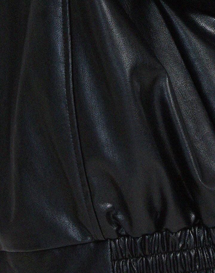 Women's Oversized PU Leather Jacket – Casual Fit for Autumn and Winter 8