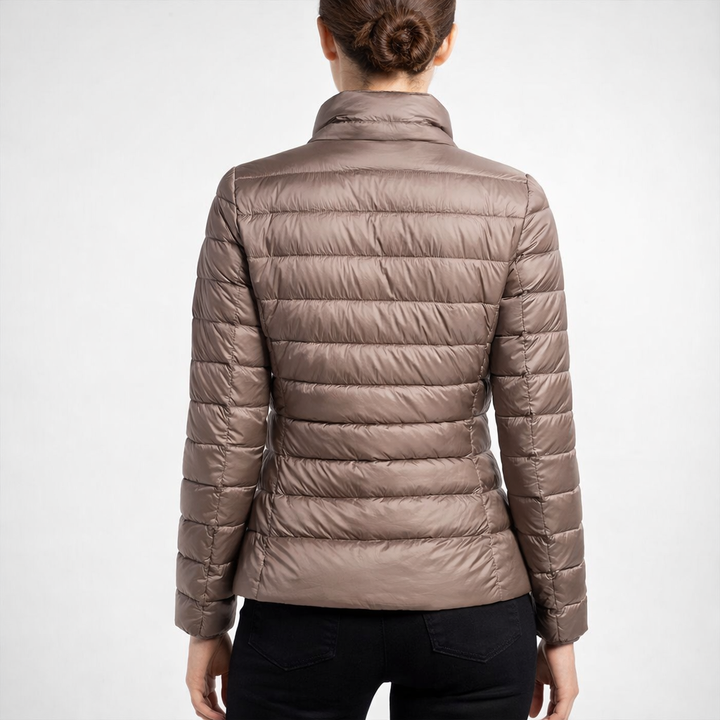 Women’s Puffer Jacket with High Neck