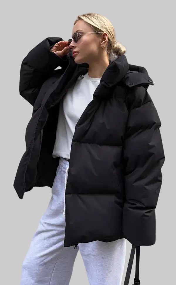 Women’s Puffer Jacket with Hood