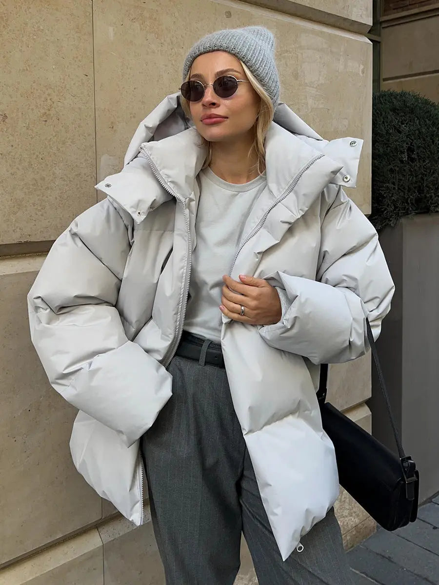 Women’s Puffer Jacket with Hood