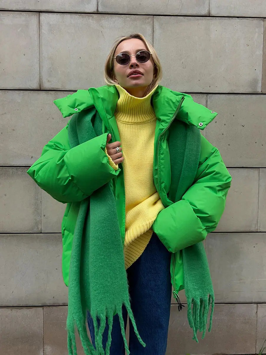 Women’s Puffer Jacket with Hood