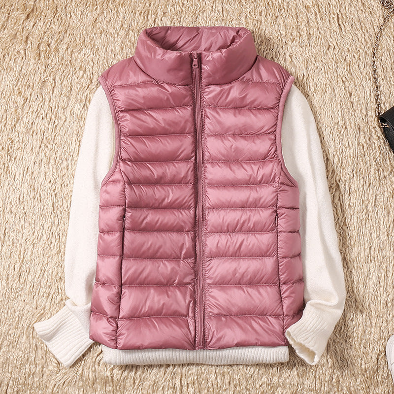 Women's Puffer Vest with Lightweight Insulation and Ergonomic Design – Black Quilted Vest for Versatile Outdoor Wear 5