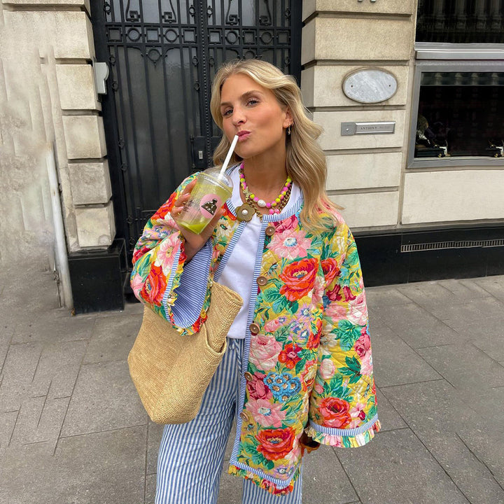 Women’s Quilted Floral Jacket
