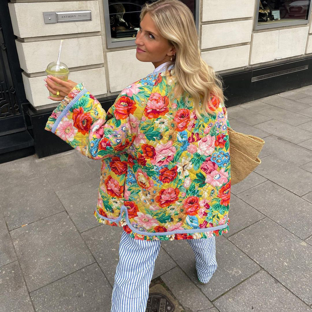 Women’s Quilted Floral Jacket
