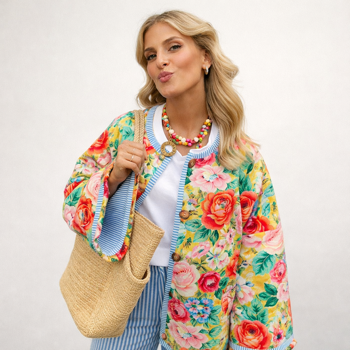 Women’s Quilted Floral Jacket