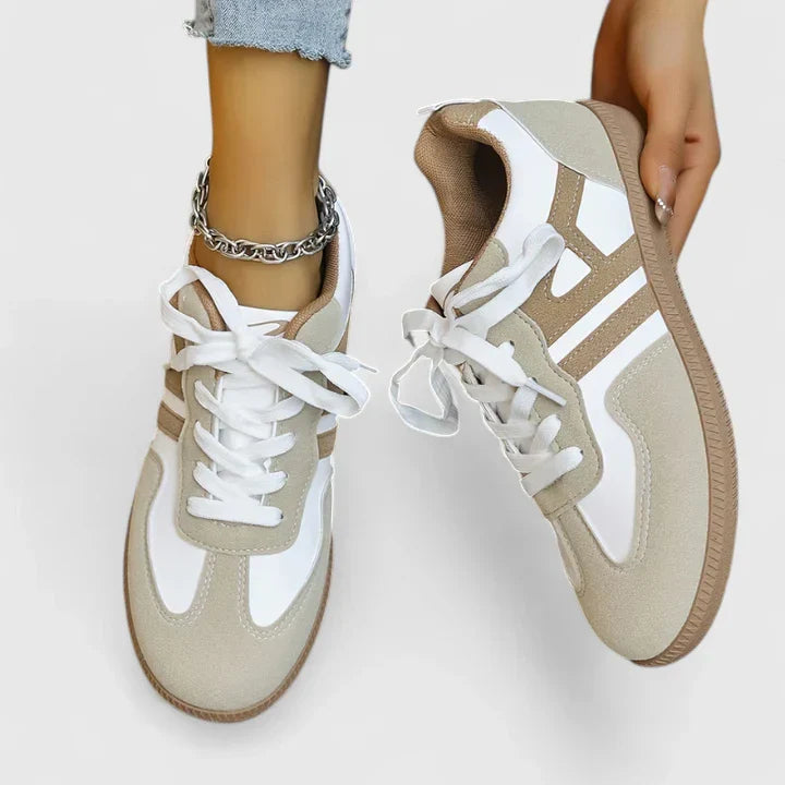 Women's Retro Lace-Up Sneakers with Comfortable Fit for Summer – Casual Sporty Style 0