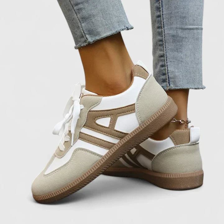 Women's Retro Lace-Up Sneakers with Comfortable Fit for Summer – Casual Sporty Style 2