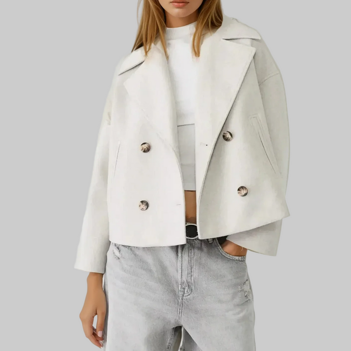 Women’s Short Double-Breasted Coat