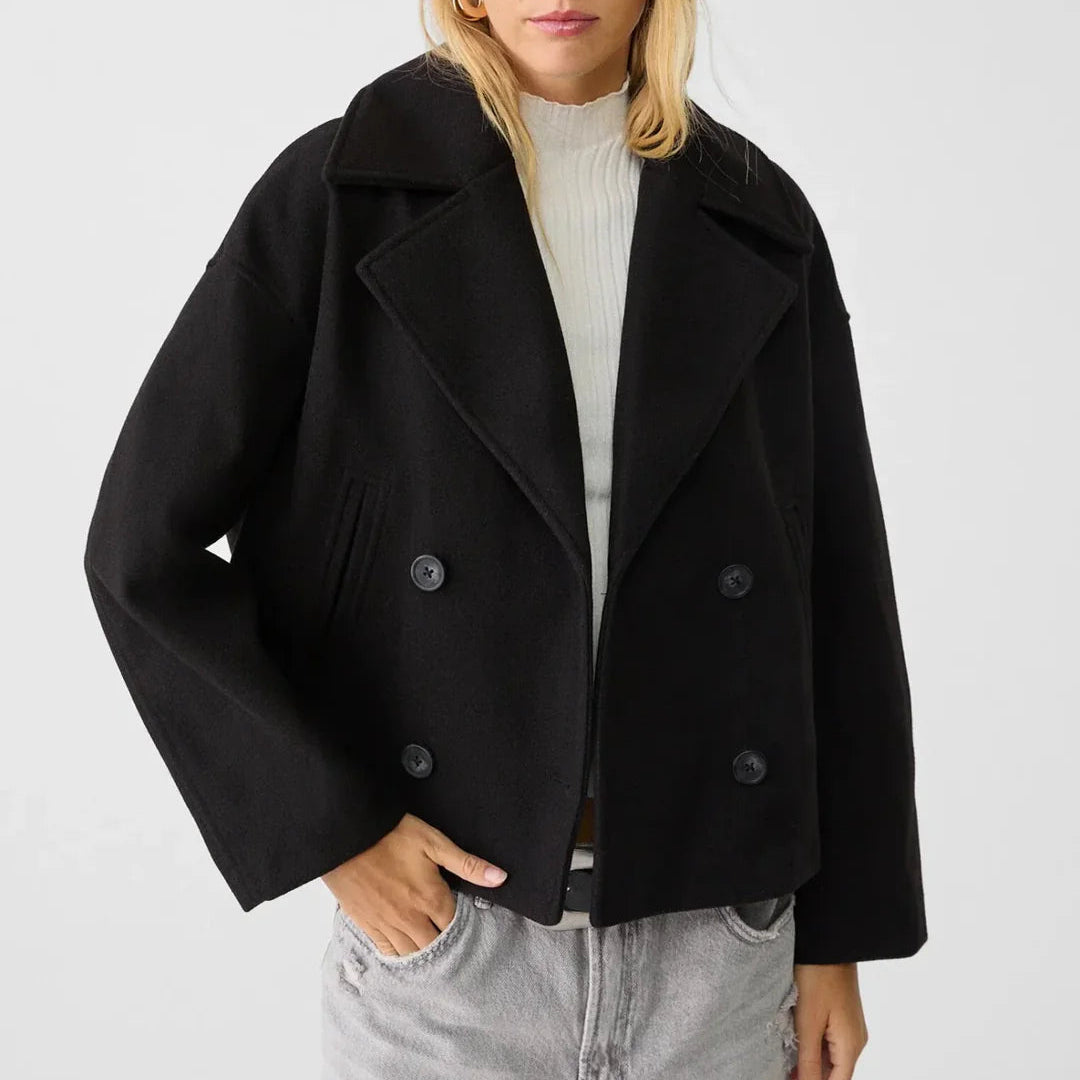 Women’s Short Double-Breasted Coat