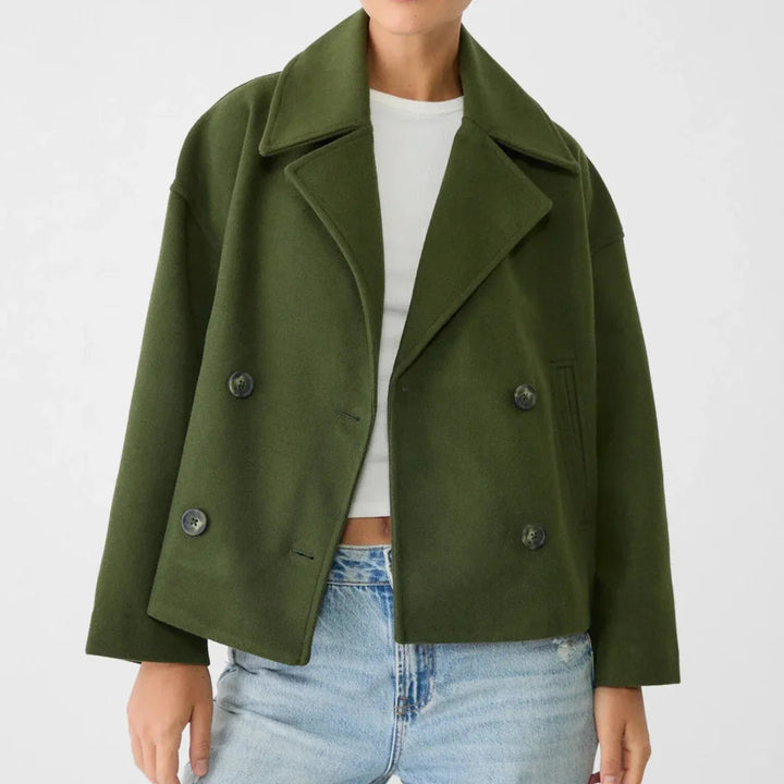 Women’s Short Double-Breasted Coat