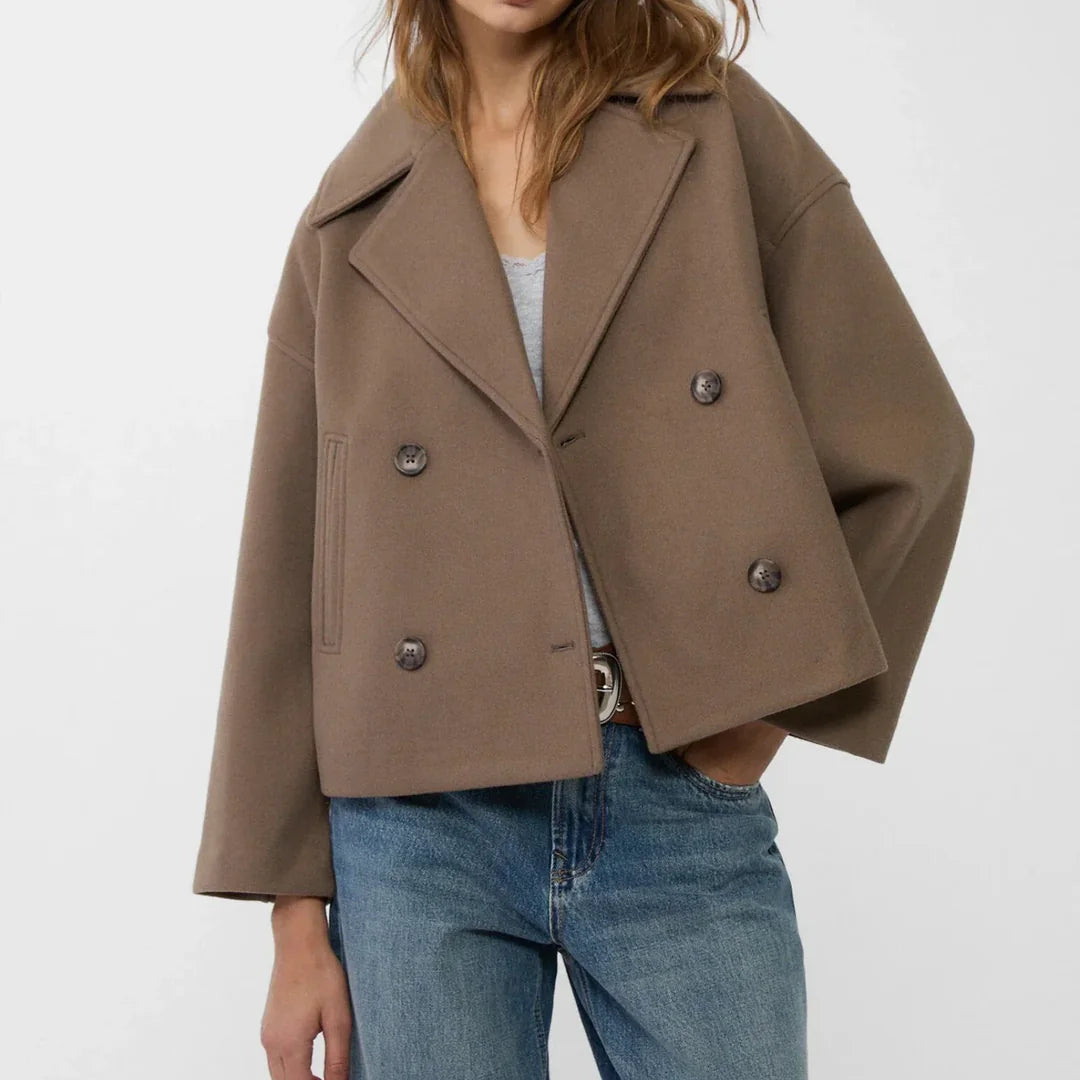 Women’s Short Double-Breasted Coat