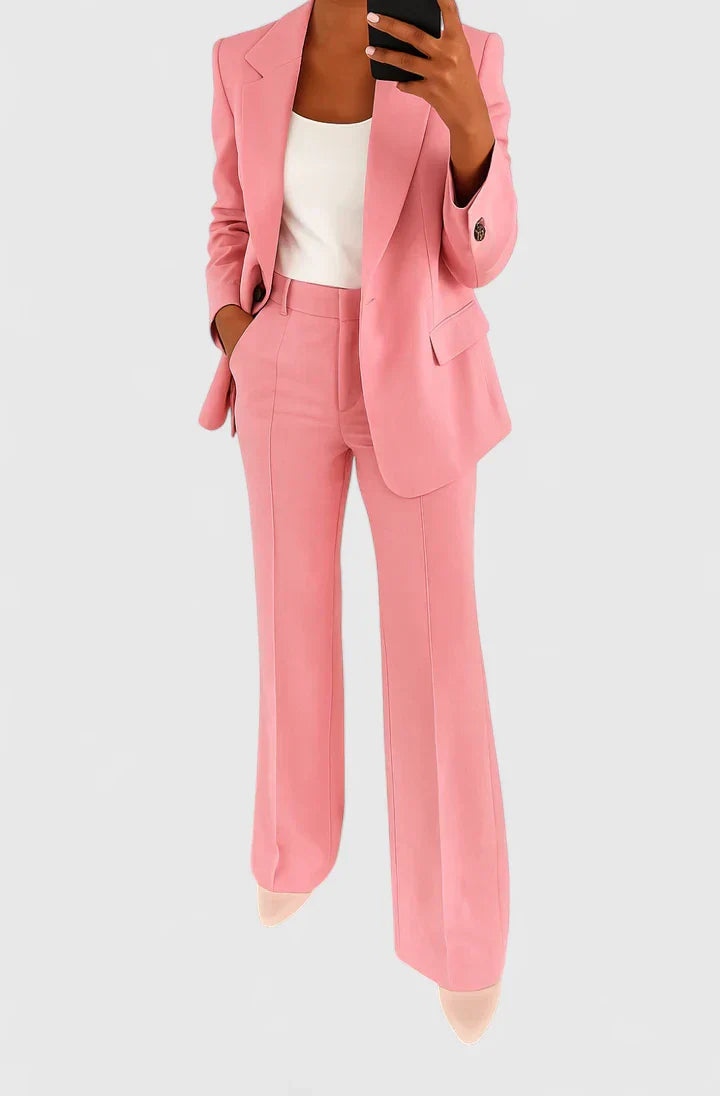 Women's Suit Set with Tailored Blazer and Pants – Modern Fit Office Wear 5