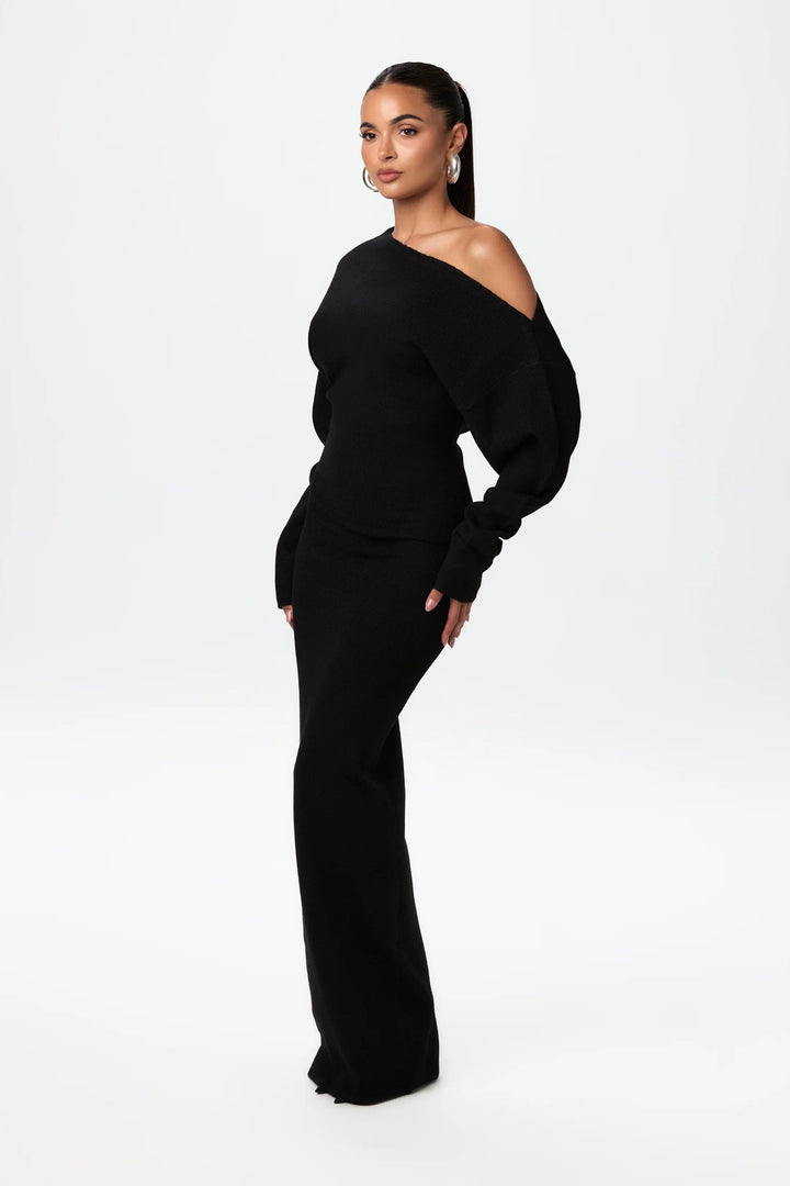 Women's Sweater Dress with Relaxed Fit – Soft Knit Fabric for Casual or Elegant Style 0