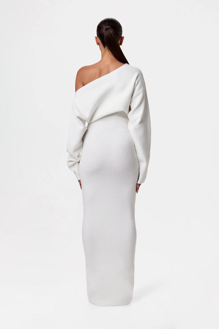Women's Sweater Dress with Relaxed Fit – Soft Knit Fabric for Casual or Elegant Style 3