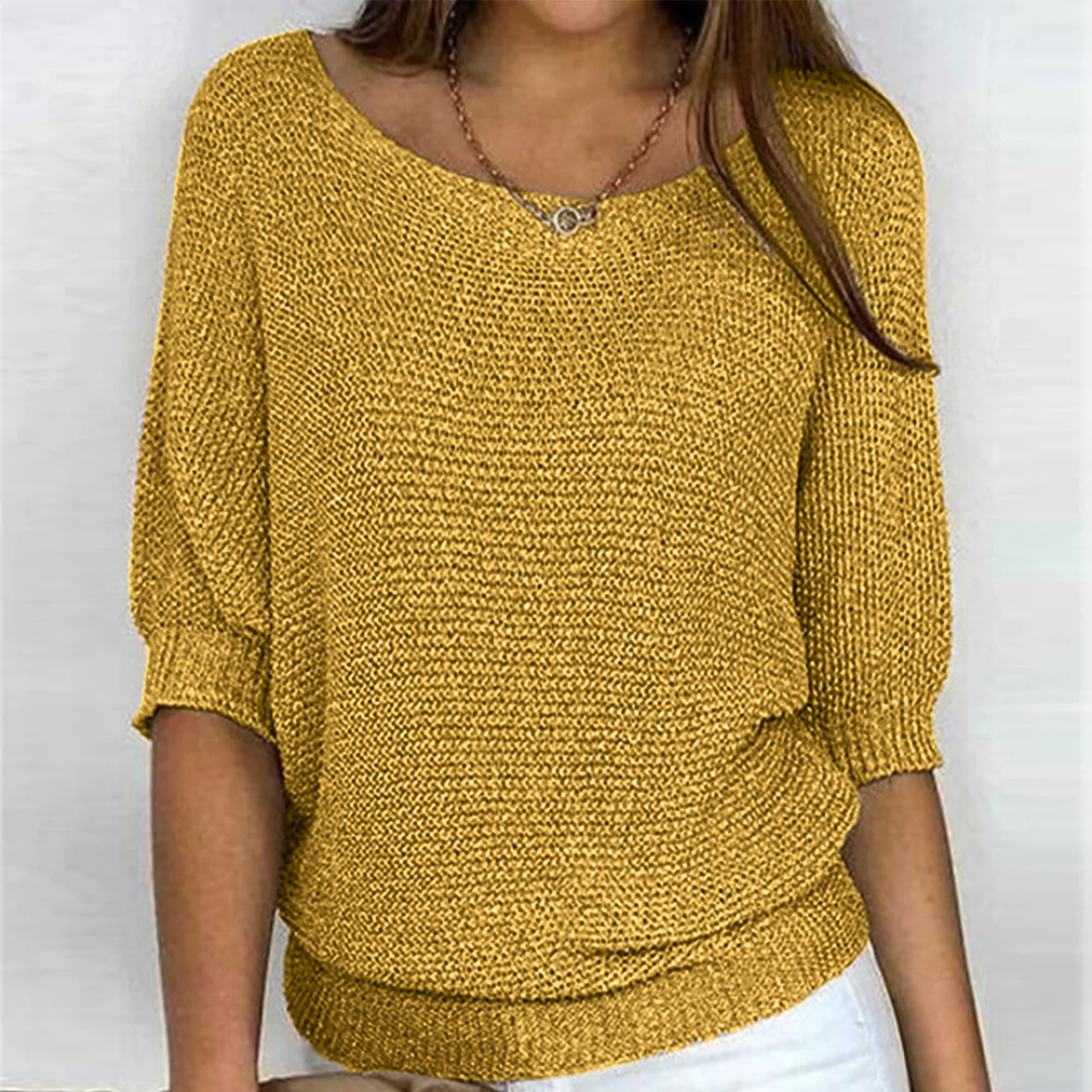 Women's Sweater with Comfortable Fit and Soft Knit Fabric – Elegant Casual Style in Multiple Colors 2