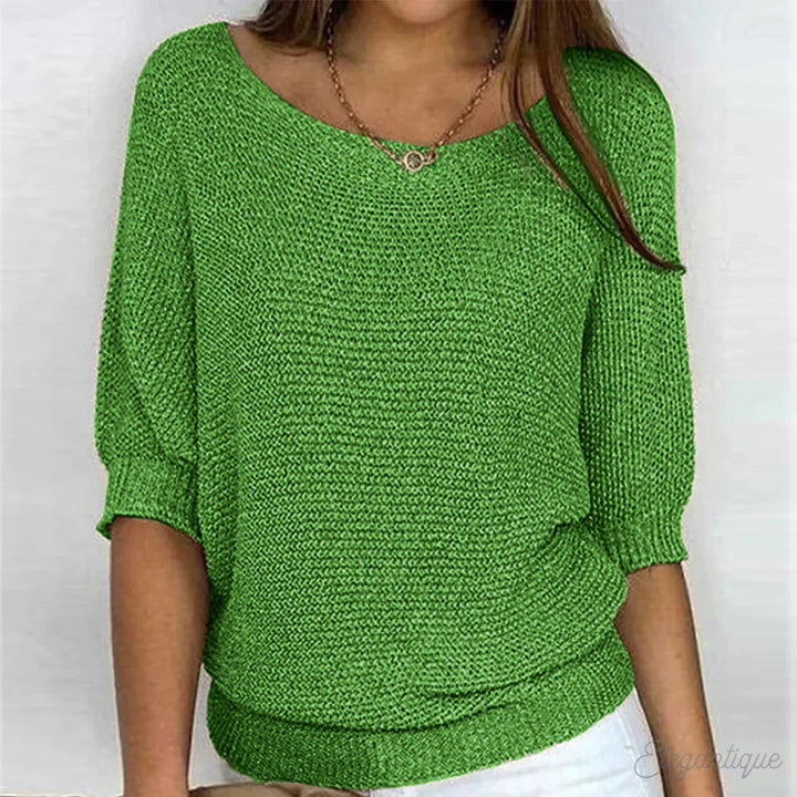 Women's Sweater with Comfortable Fit and Soft Knit Fabric – Elegant Casual Style in Multiple Colors 6