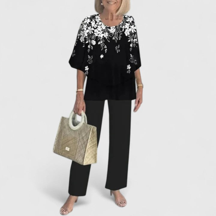 Women's two piece set featuring a flattering fit and breathable fabric, perfect for casual everyday wear and versatile styling options. 10