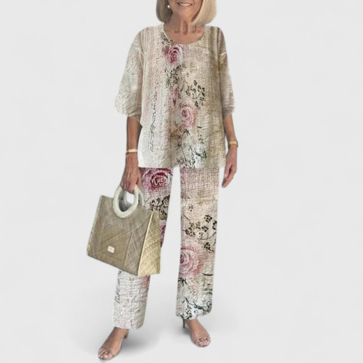 Women's two piece set featuring a flattering fit and breathable fabric, perfect for casual everyday wear and versatile styling options. 11