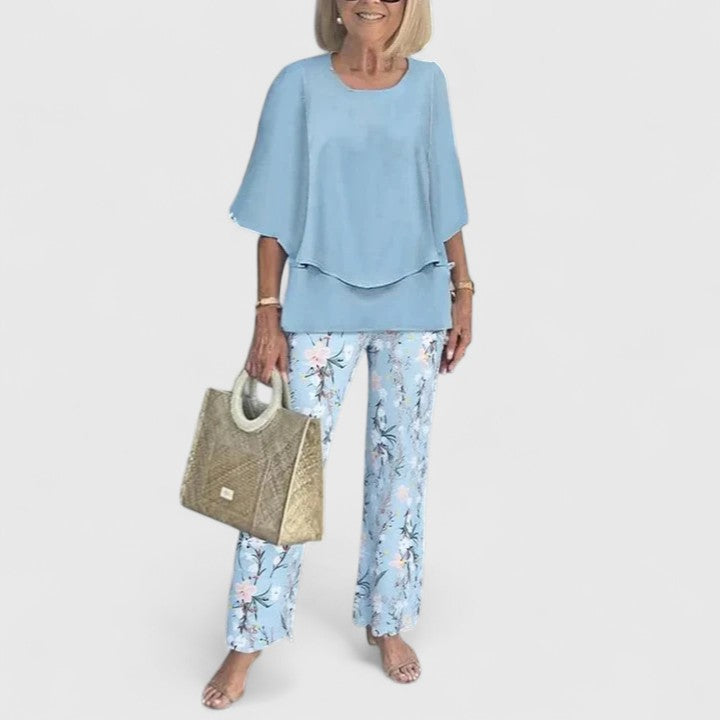 Women's two piece set featuring a flattering fit and breathable fabric, perfect for casual everyday wear and versatile styling options. 8