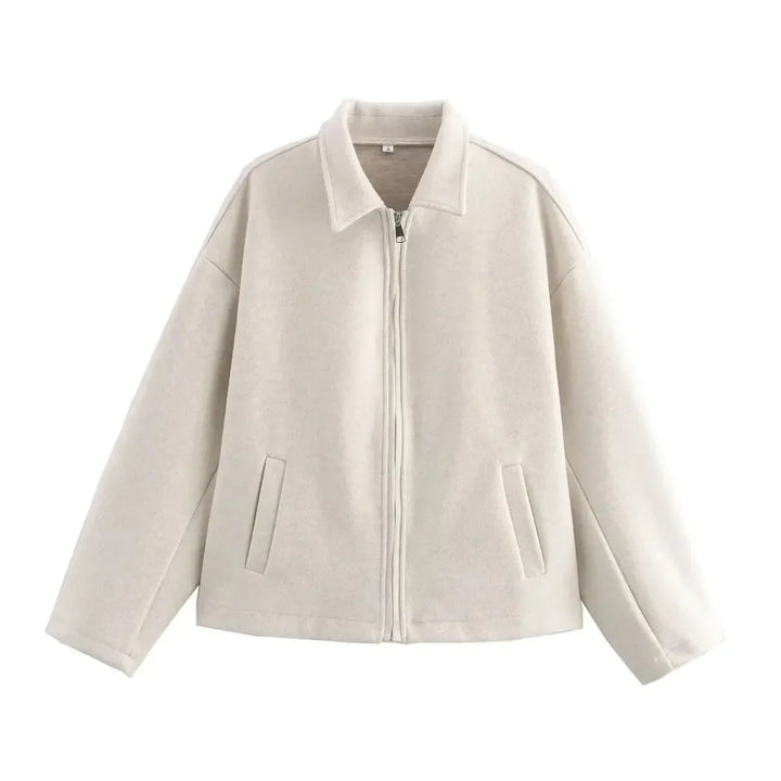Women's Zipped Collar Jacket